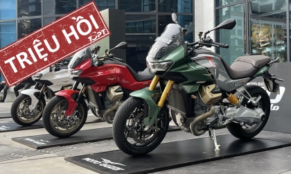 Thế giới 2 bánh: Triệu hồi Moto Guzzi V100 Mandello vì nguy cơ gãy giảm xóc